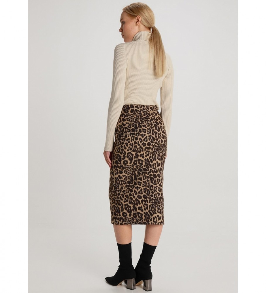 Victorio & Lucchino, Saia V&L Leopard Motivoroyal Circus castanho