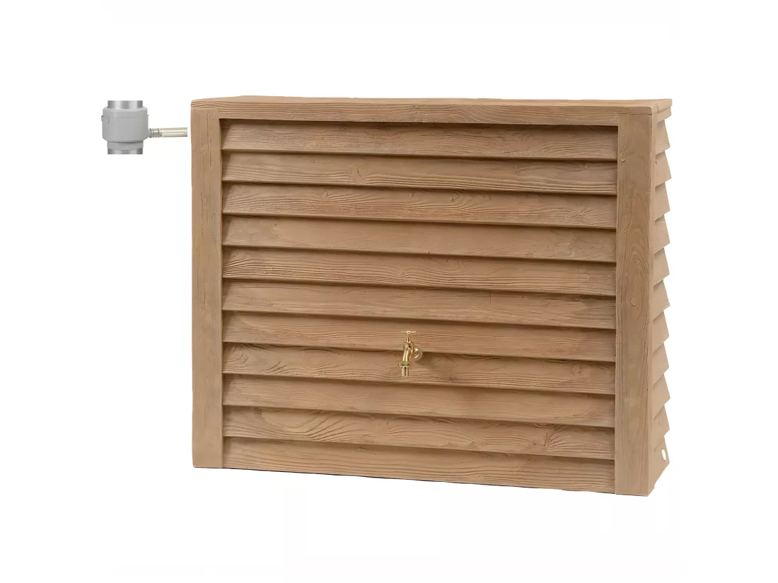 Récupérateur D'eau Aérien Apparence Bois Woody 350l