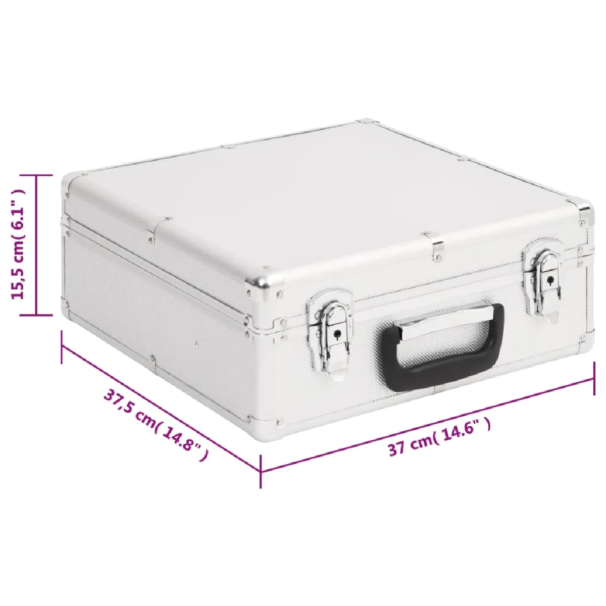 vidaXL Jeu de Jetons de Poker 600 pcs