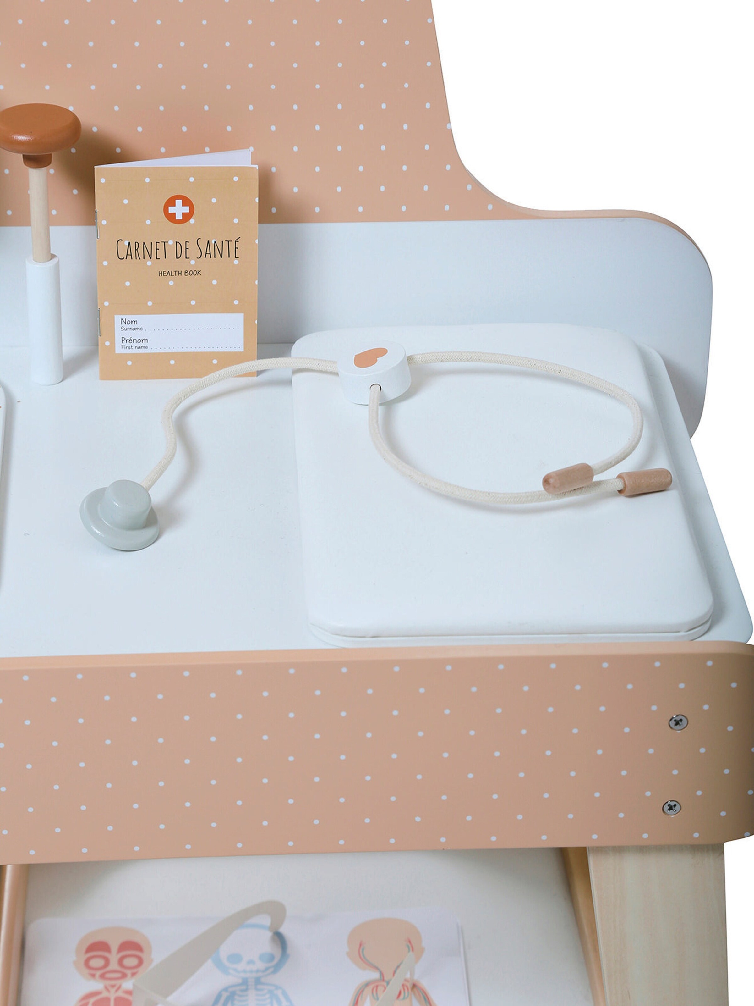 Vertbaudet Kinder Spieltisch KINDERARZTPRAXIS, Holz FSC® weiß