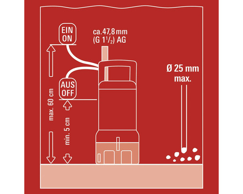 Einhell GE-DP 3925 Eco vuilwaterpomp