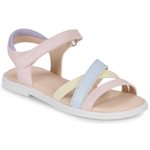 Geox - J SANDAL KARLY GIRL - Rose / Bleu