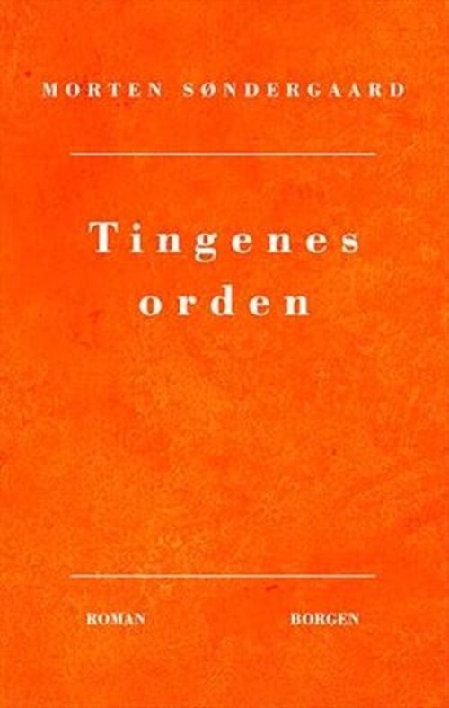 Tingenes Orden - Morten Søndergaard - Bog