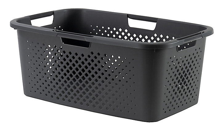 Panier à linge 40 L Sundis gris anthracite
