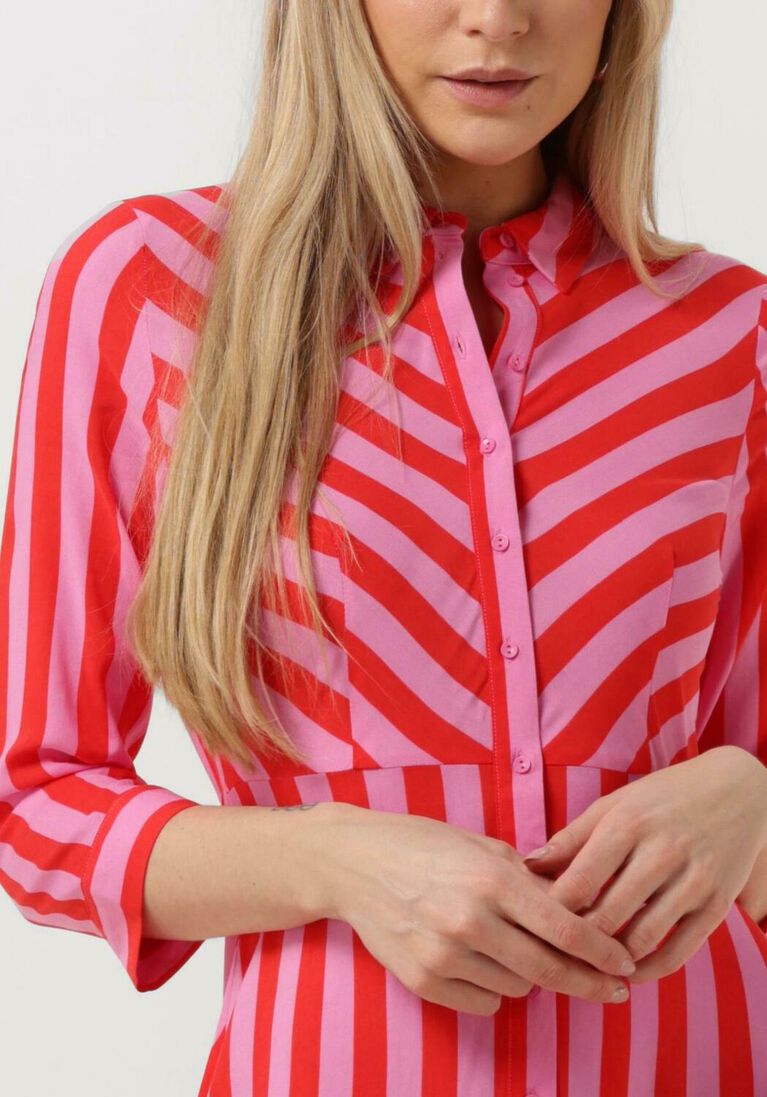 Y.A.S. roze y.a.s. maxi jurk yassavanna long shirt dress s.