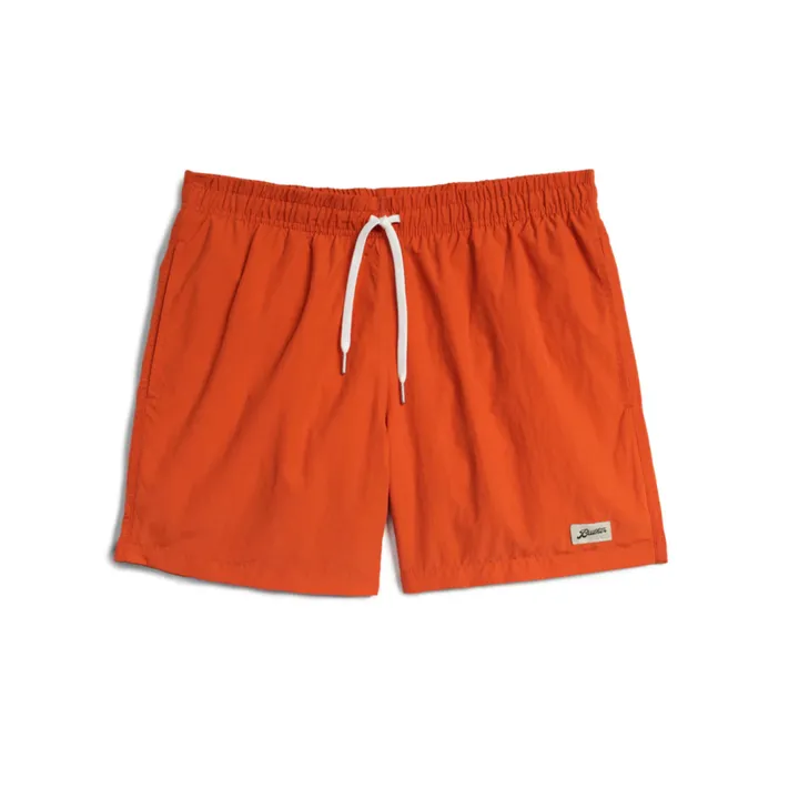 Bather Short de Bain Solid Fibres Recyclées | Orange