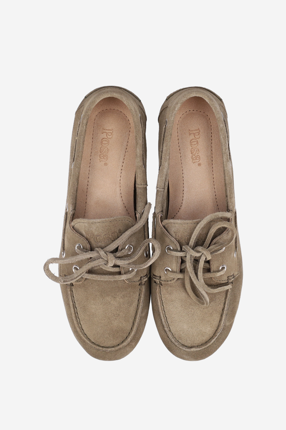 Boat brushed suede loafers