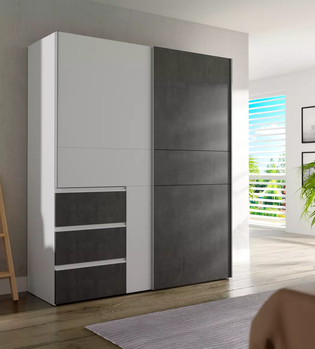 Schwebetürenschrank Winn2 170 x 200 cm