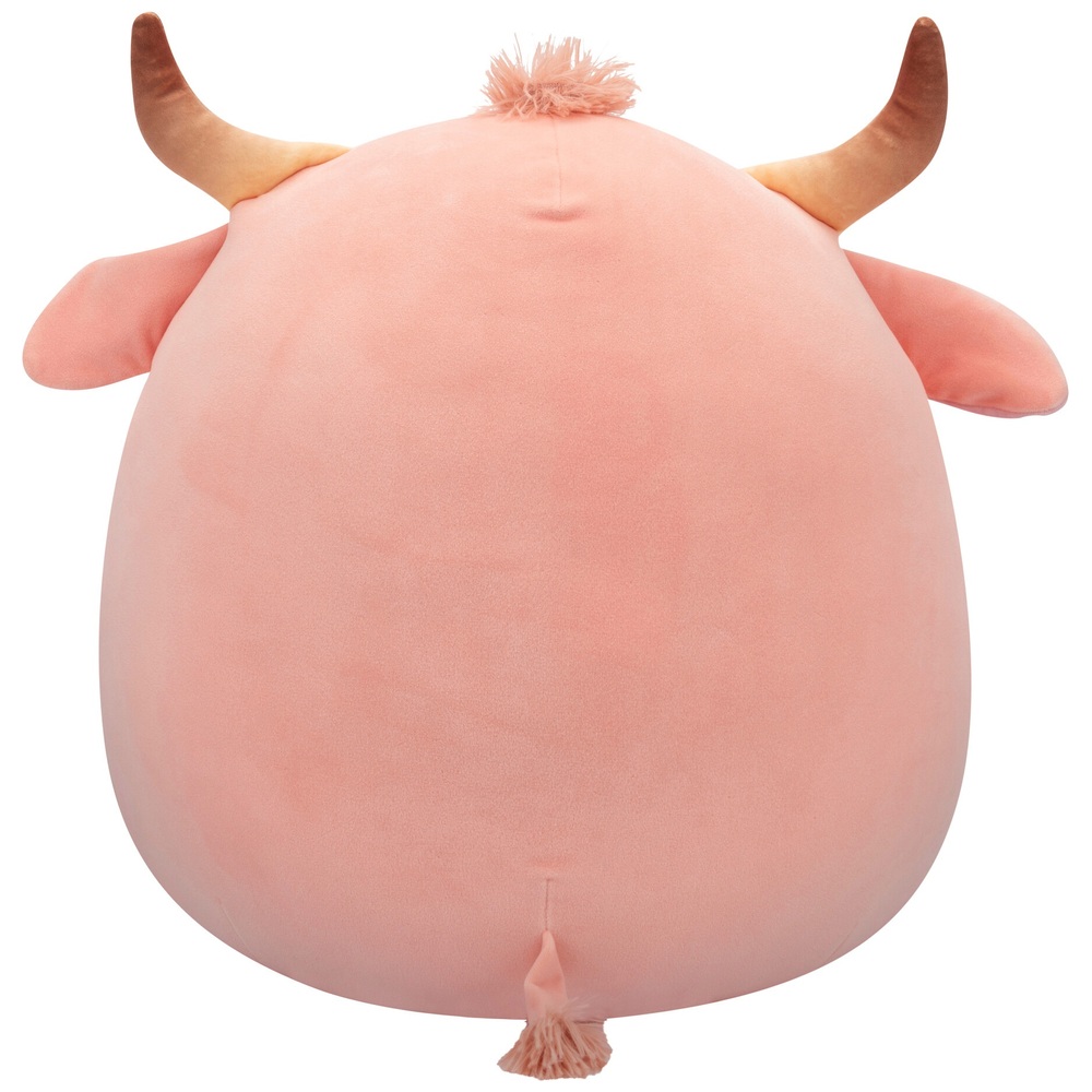 Original Squishmallows 40cm Howland der Pfirsich-Brahma-Bulle Plüschtier