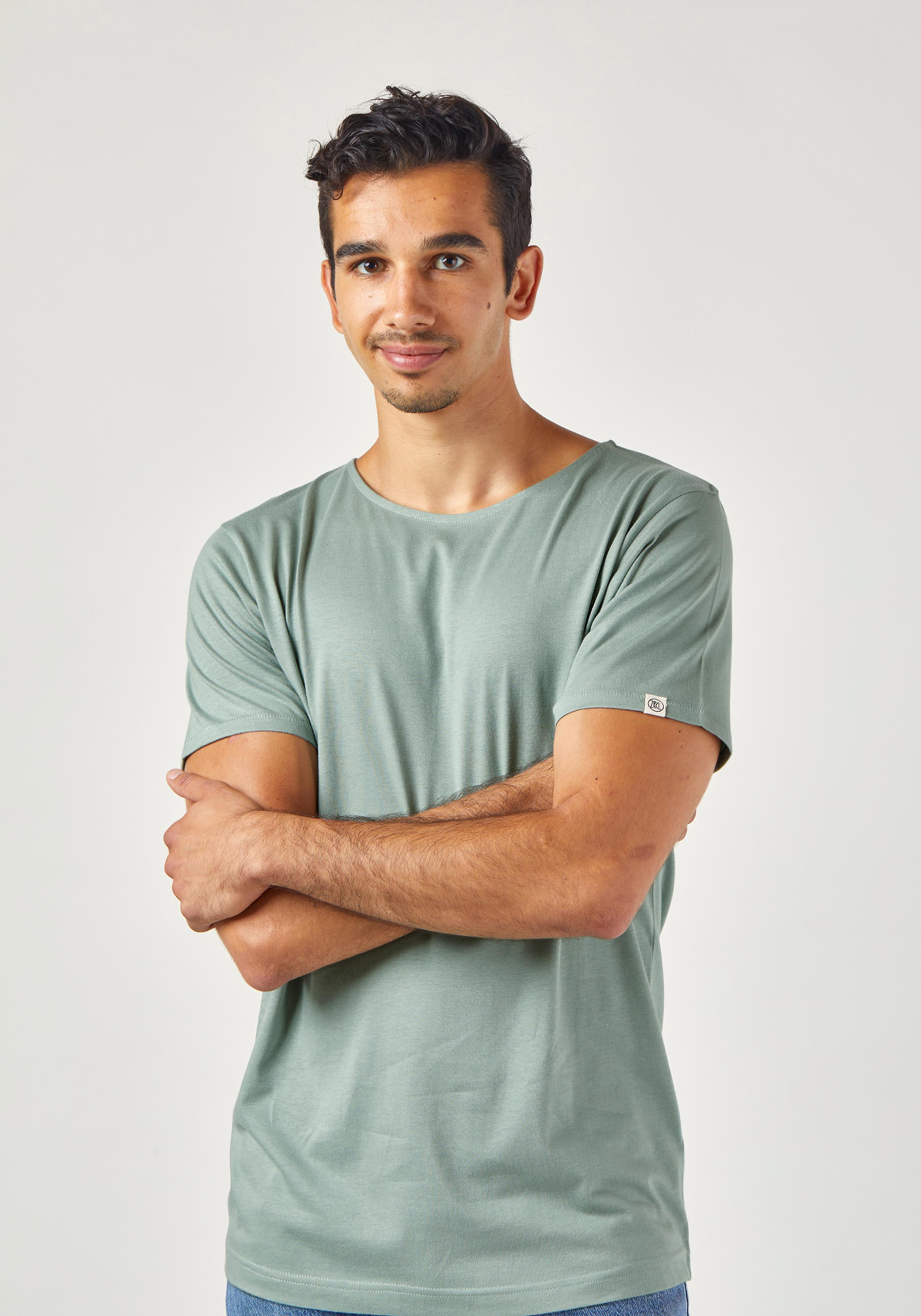 WE ARE ZRCL Herren-T-Shirt Loose Basic Light Green