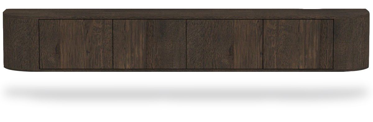 Hangend tv-meubel  Novero B220 x D35 x H33 cm