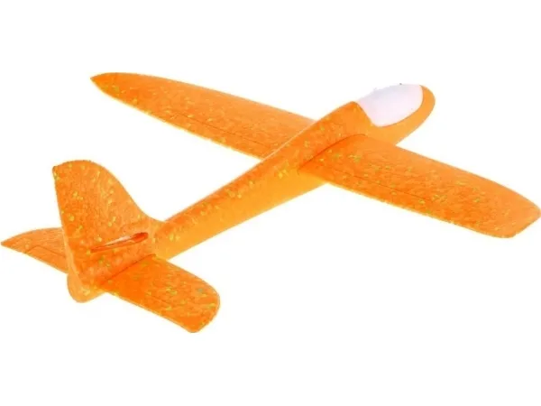 Ramiz Styrofoam-modelfly lysegult