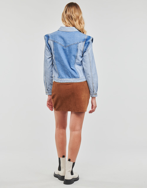 Vila - VIMALUSA L/S 2IN1 DENIM - Bleu clair