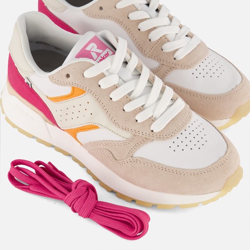 Rieker Sneakers roze Leer