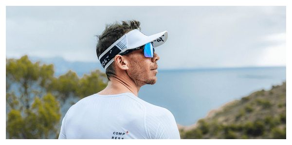 Visière Compressport Ultralight Blanc/Noir