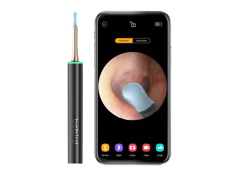 Bebird Ohrenreiniger T15, Schwarz Ohrenschmalzentferner mit Kamera