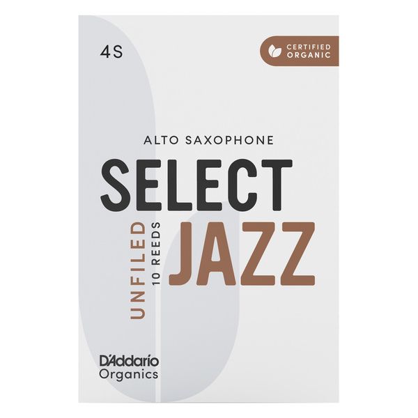 DAddario Woodwinds Organic Sel. Jazz Unf. ALT 4S