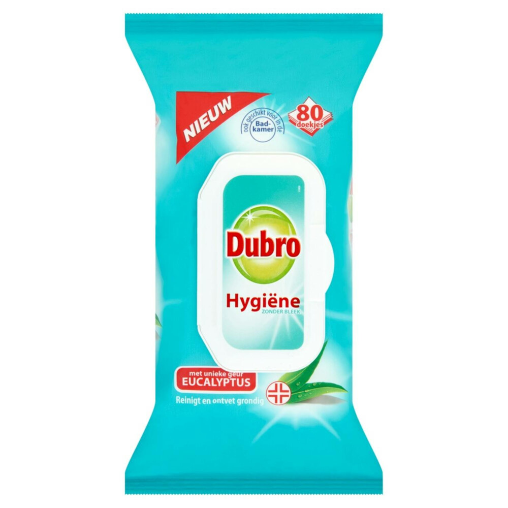 Dubro Doekjes Hygiëne Eucalyptus80 doekjes