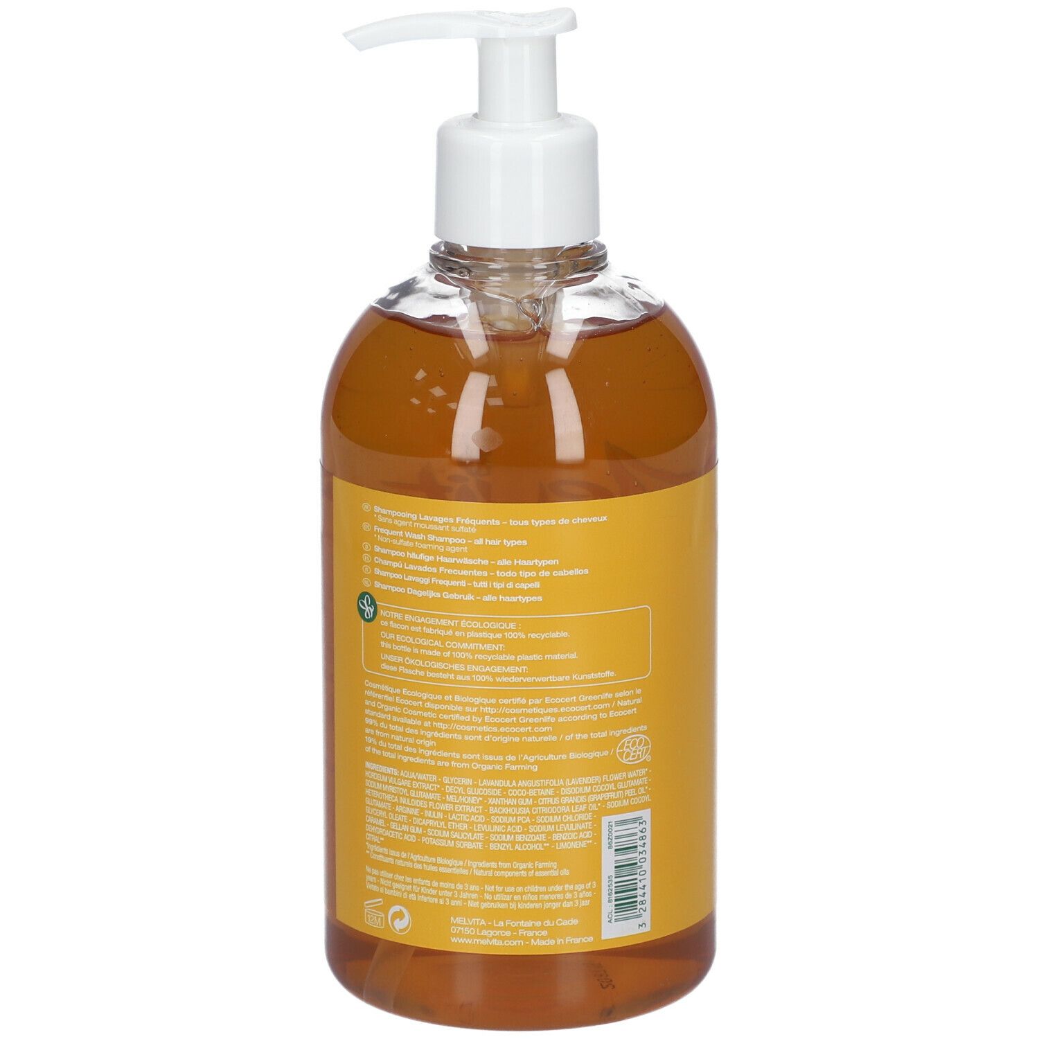 Melvita Les Essentiels Shampoo für den häufigen Gebrauch Bio