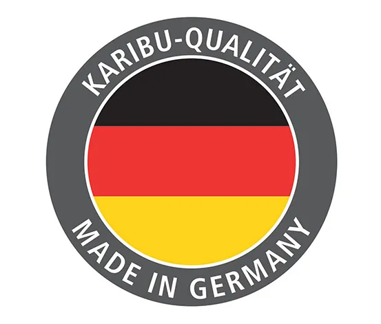 Karibu Mülltonnenbox mit Pflanzdach für 2 Tonnen (2x 240 l)