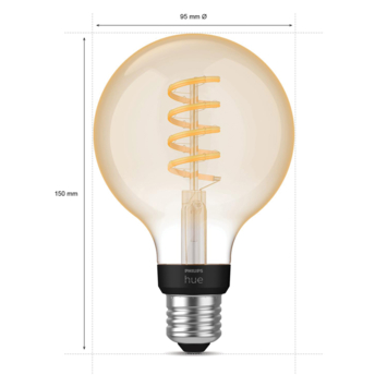 Philips HUE 7 watt G93 E27-fitting