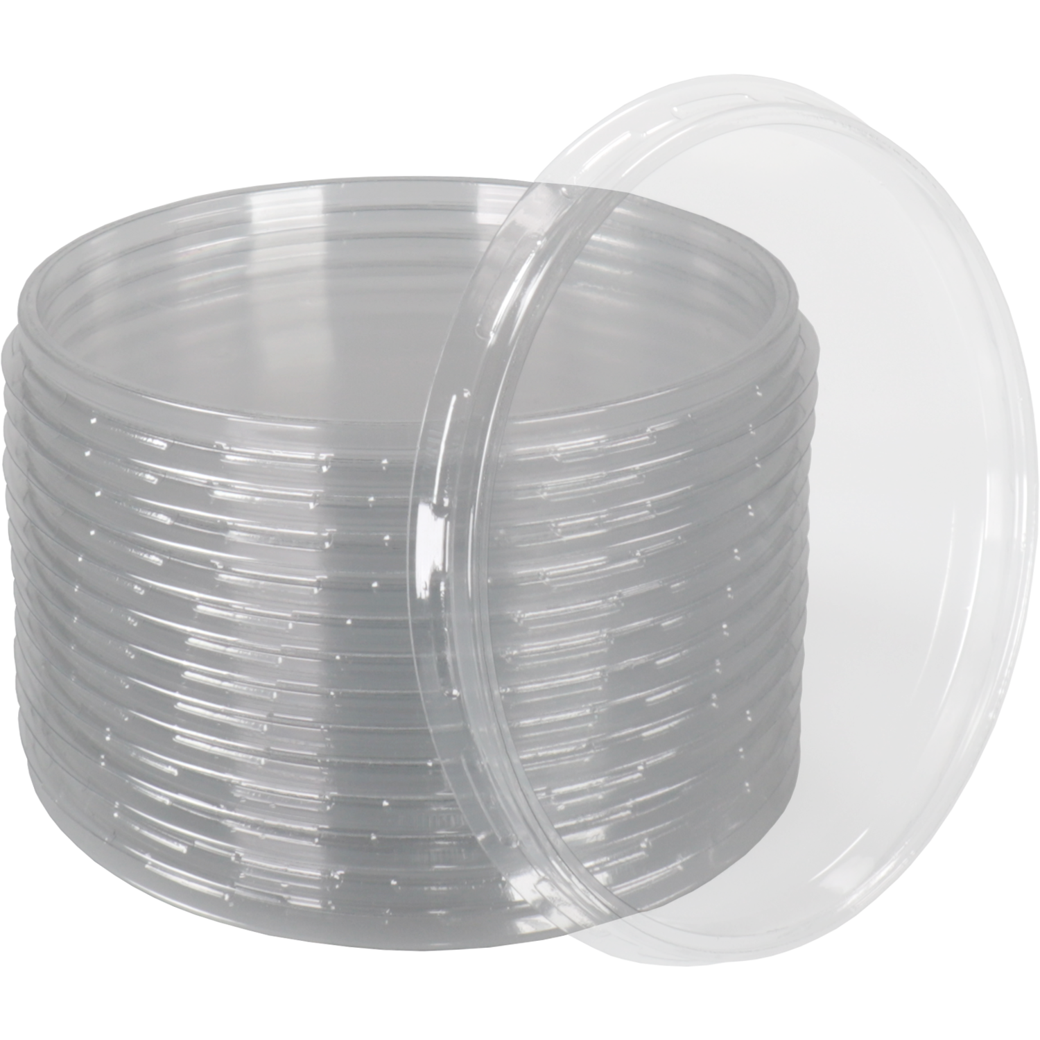 Deksel, Gerecycled PET, rond, Ø115mm, transparant