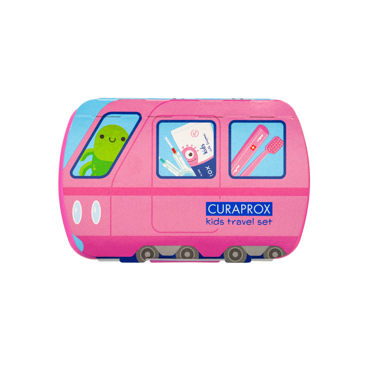 CURAPROX kids Travel Set<br>1 Stück, Box, pink
