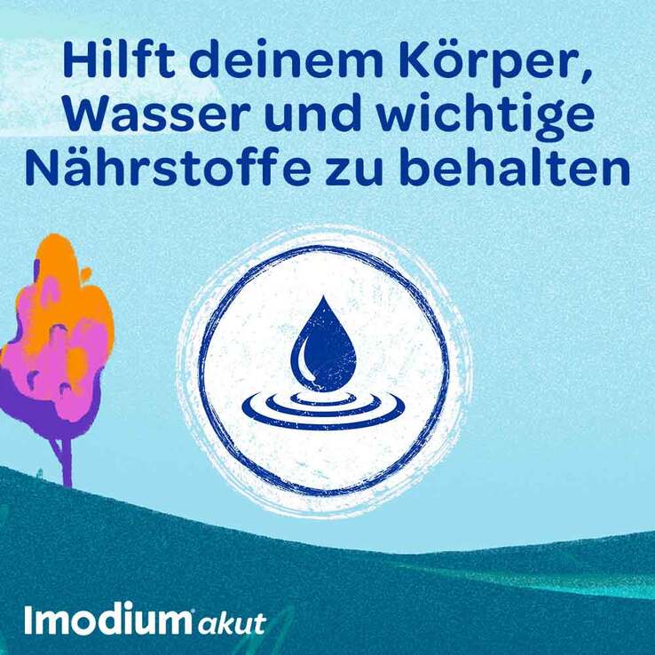 Imodium akut lingual – Soforthilfe bei akutem Durchfall, 6 St