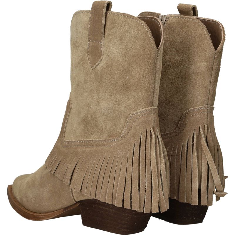 PS Poelman Westernboots Beige Dames