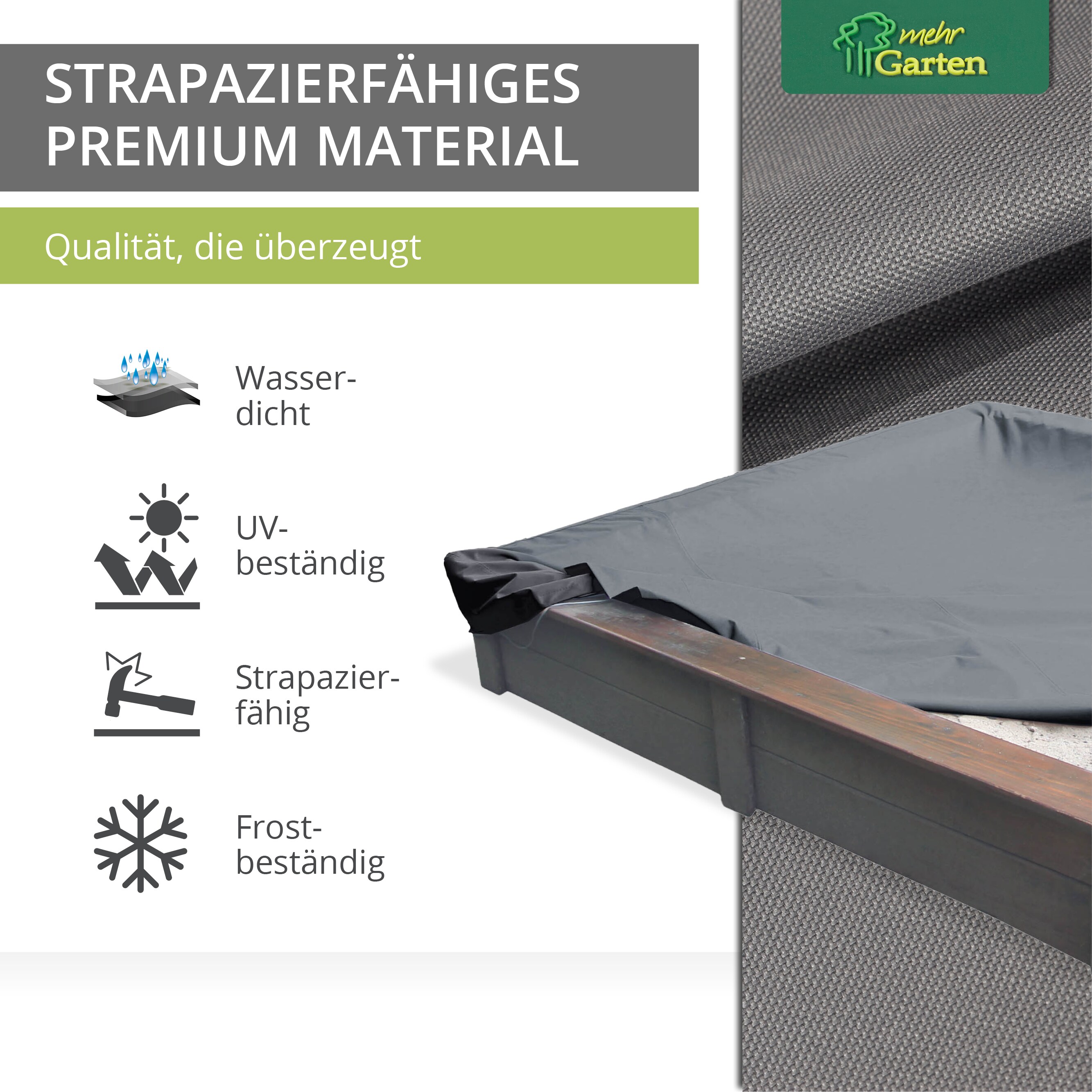 Premium Sandkasten Abdeckung