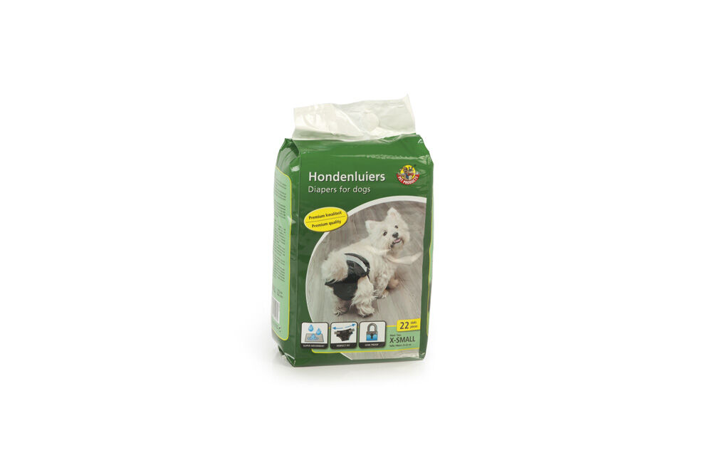 Beeztees Hondenluier - 22 Stuks - Zwart - XS