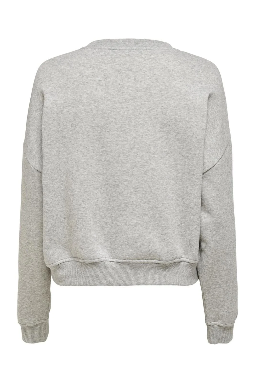 Only Onlsweat Life L/S Crew Oversize Swt 3751268 light grey melange