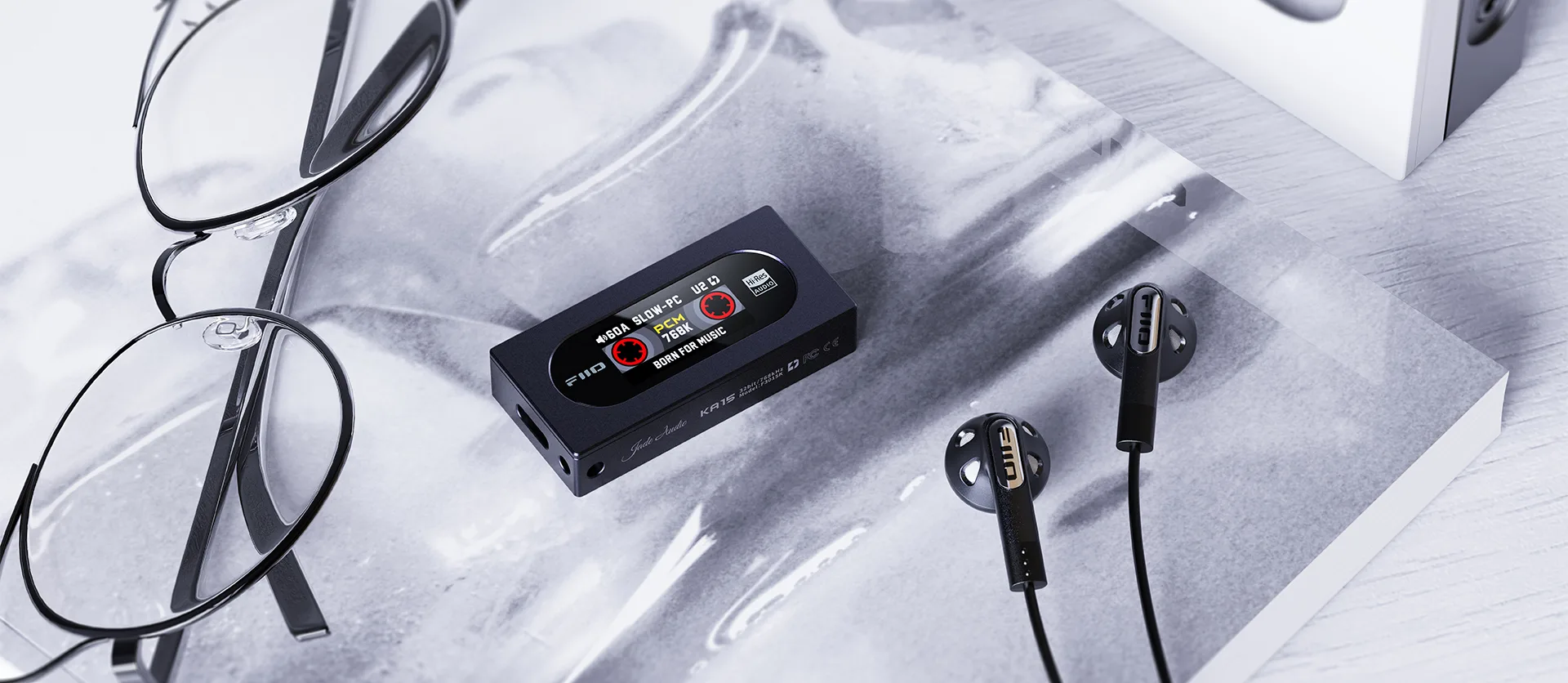 Fiio KA15 Noir DAC Audio portables