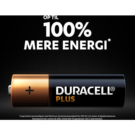Duracell Plus AA batterier 4-pak