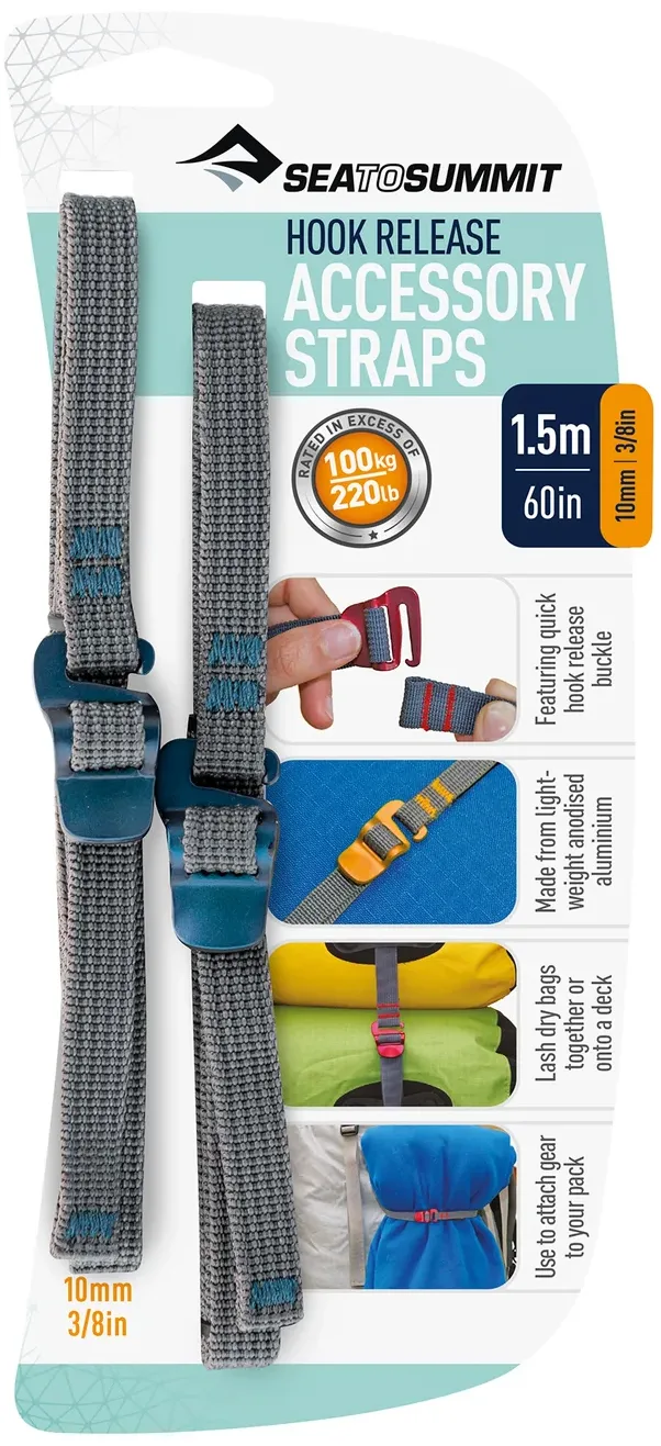 Sea To Summit Hook Release Accessory Strap 1,5m 10mm Blue