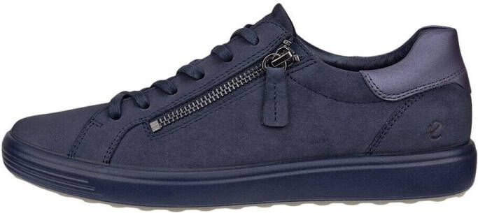 ECCO -art-490553 61332 -dames-blauw-nubuck-sneaker