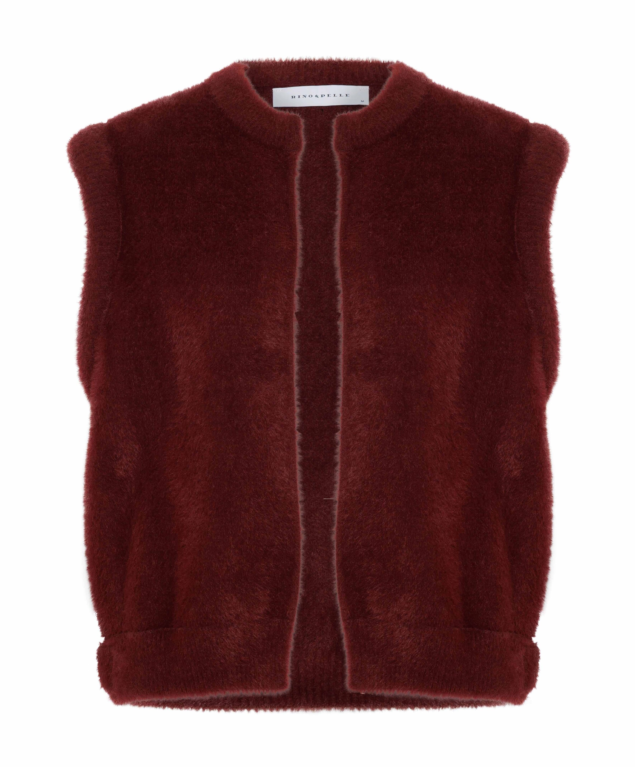 Rino & pelle Dames gilet rood