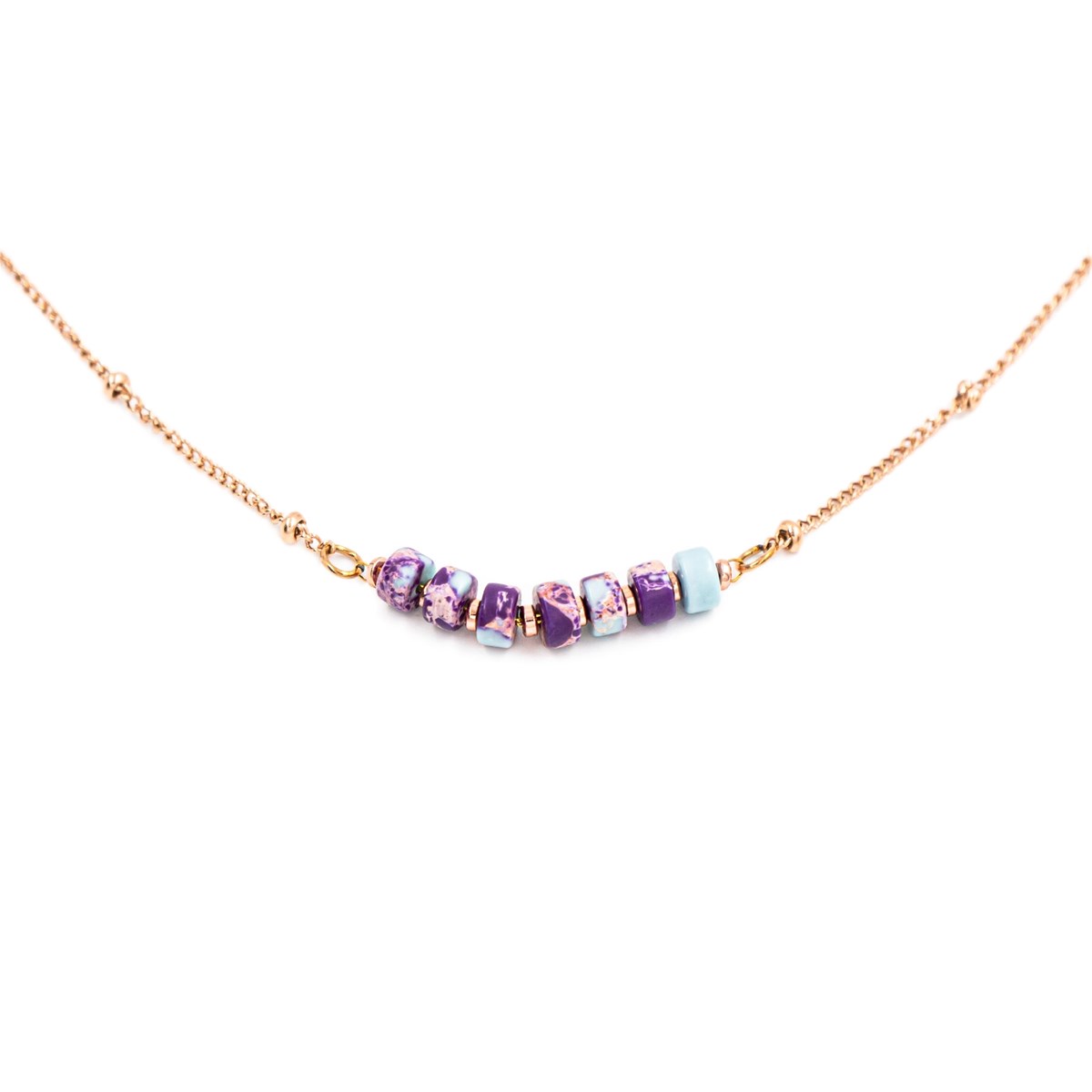 Collier Piana en pierres Jaspe