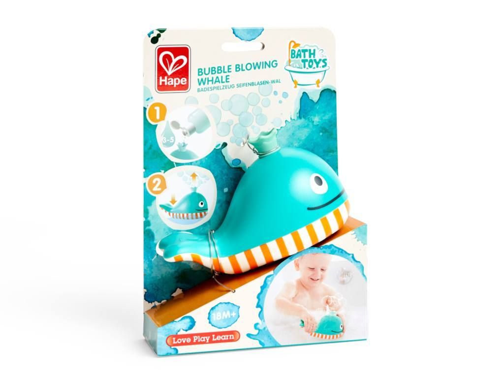Hape Badespielzeug Seifenblasen-Wal
