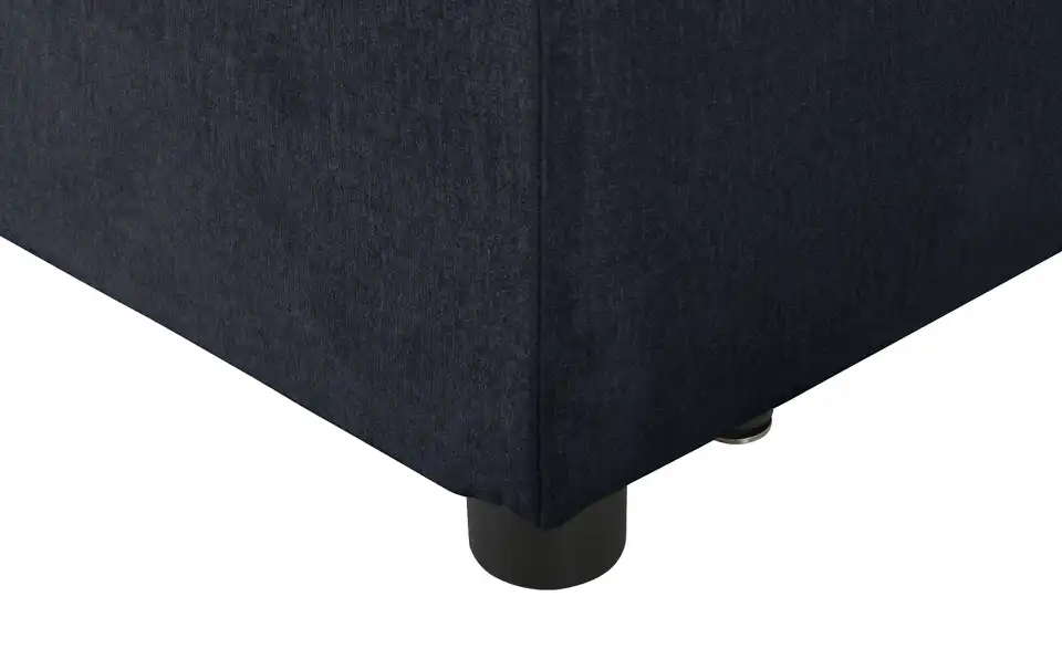 Element Branna Anthrazit Samt mit Armlehne links