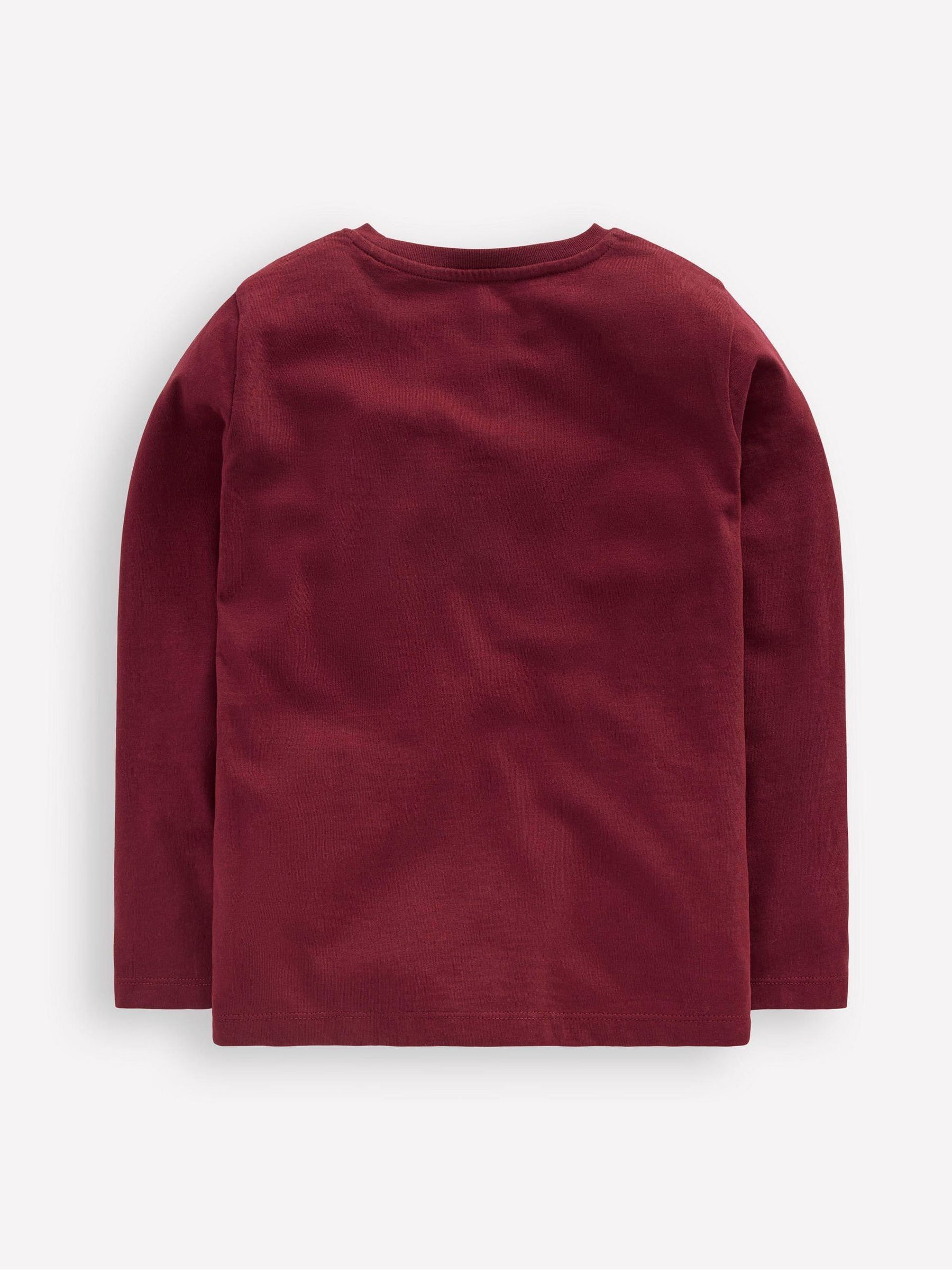 Boden Kerstmis T-shirt met rits en applicatie