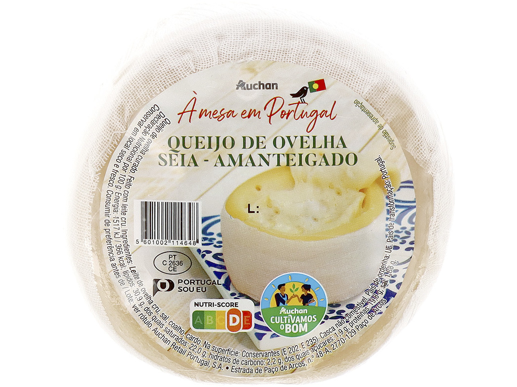 QUEIJO OVELHA AUCHAN À MESA EM PORTUGAL CULTIVAMOS O BOM AMANTEIGADO SEIA UN