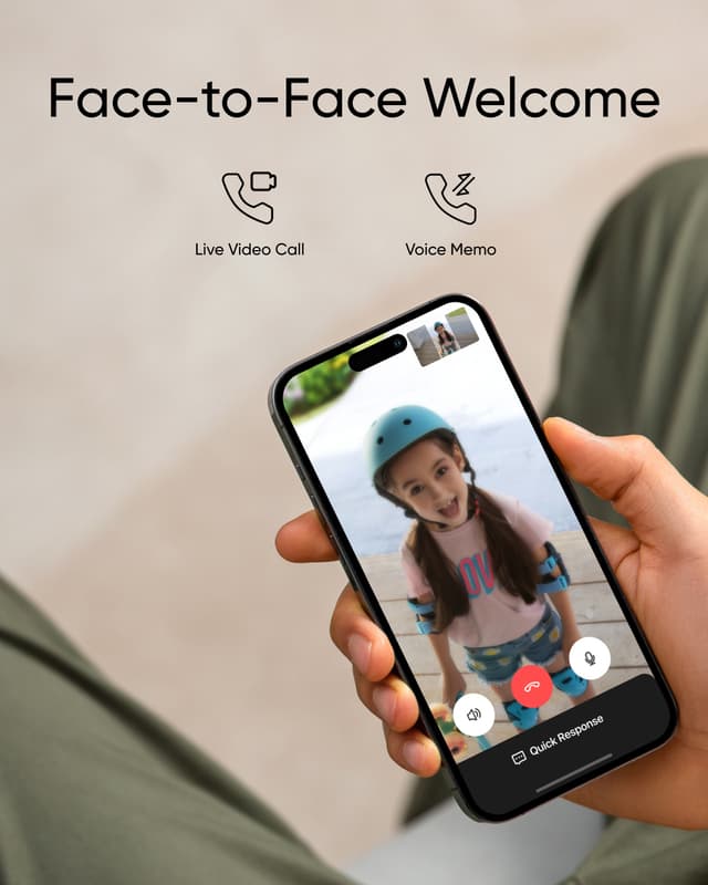 Eufy C31 videodørklokke + SD kort