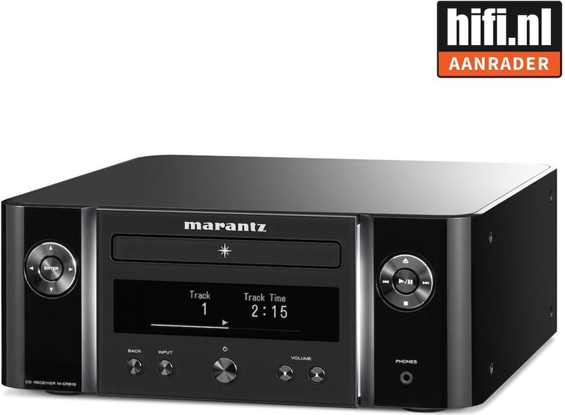 Marantz M-CR612 Stereo-Receiver - Zwart - Ingebouwde CD Speler