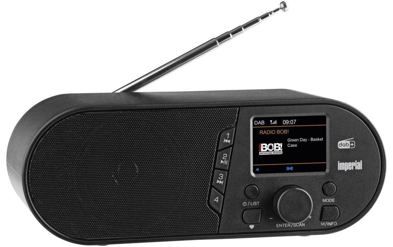 DAB+ Radio DABMAN d105 SchwarzKompaktes DAB+/UKW-Radio mit Bluetooth und USB-Mediaplayer