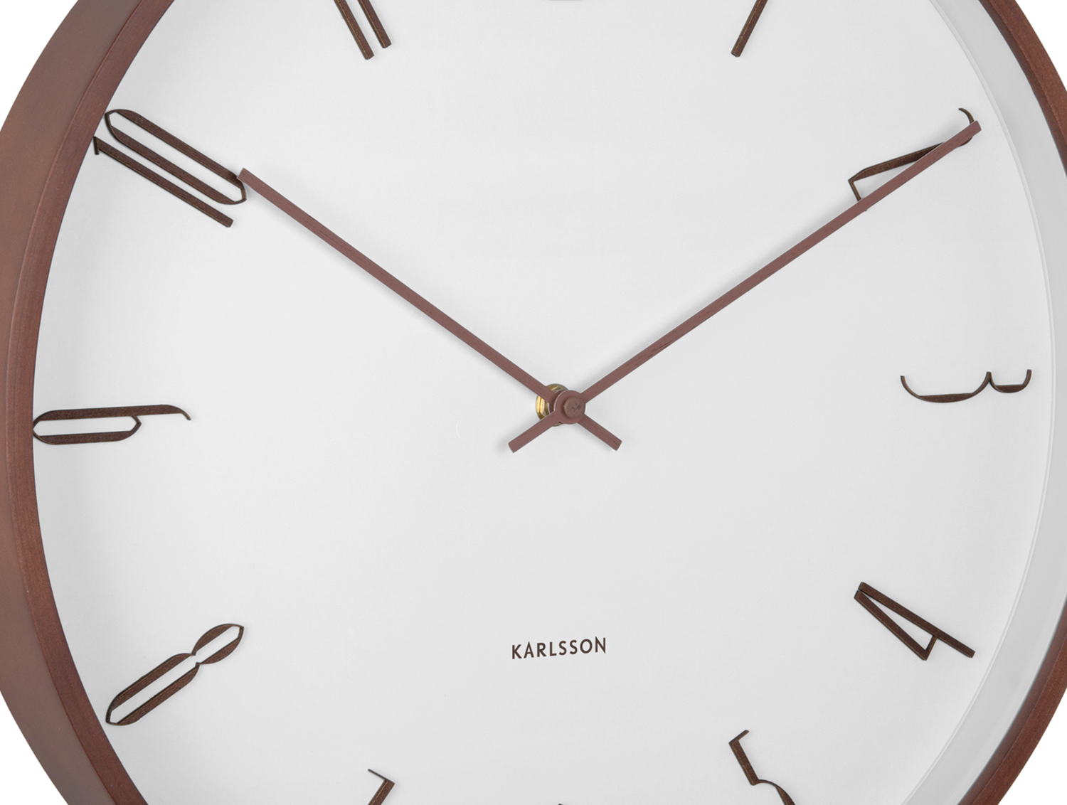 Wall clock Scandia white