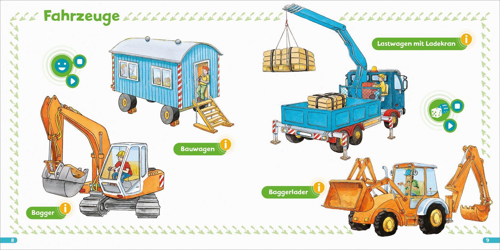 BOOKii / Antippen, Spielen, Lernen / BOOKii® Hören und Staunen Mini Baustelle
