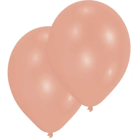 amscan Latexballons Pearl rosegold 10 Stück, 27,5 cm