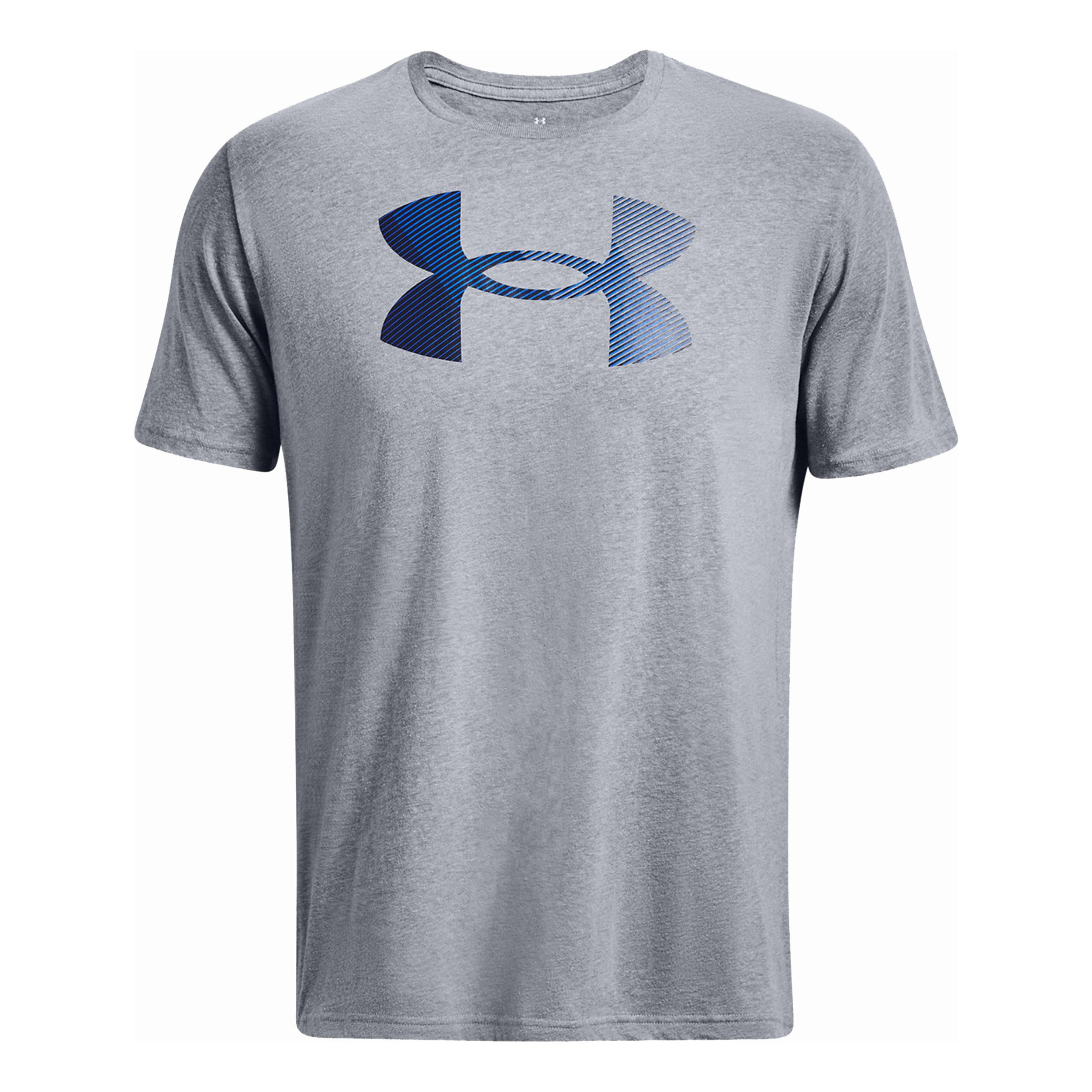 Under Armour Big Logo Fill T-shirt Hommes - Gris , Bleu
