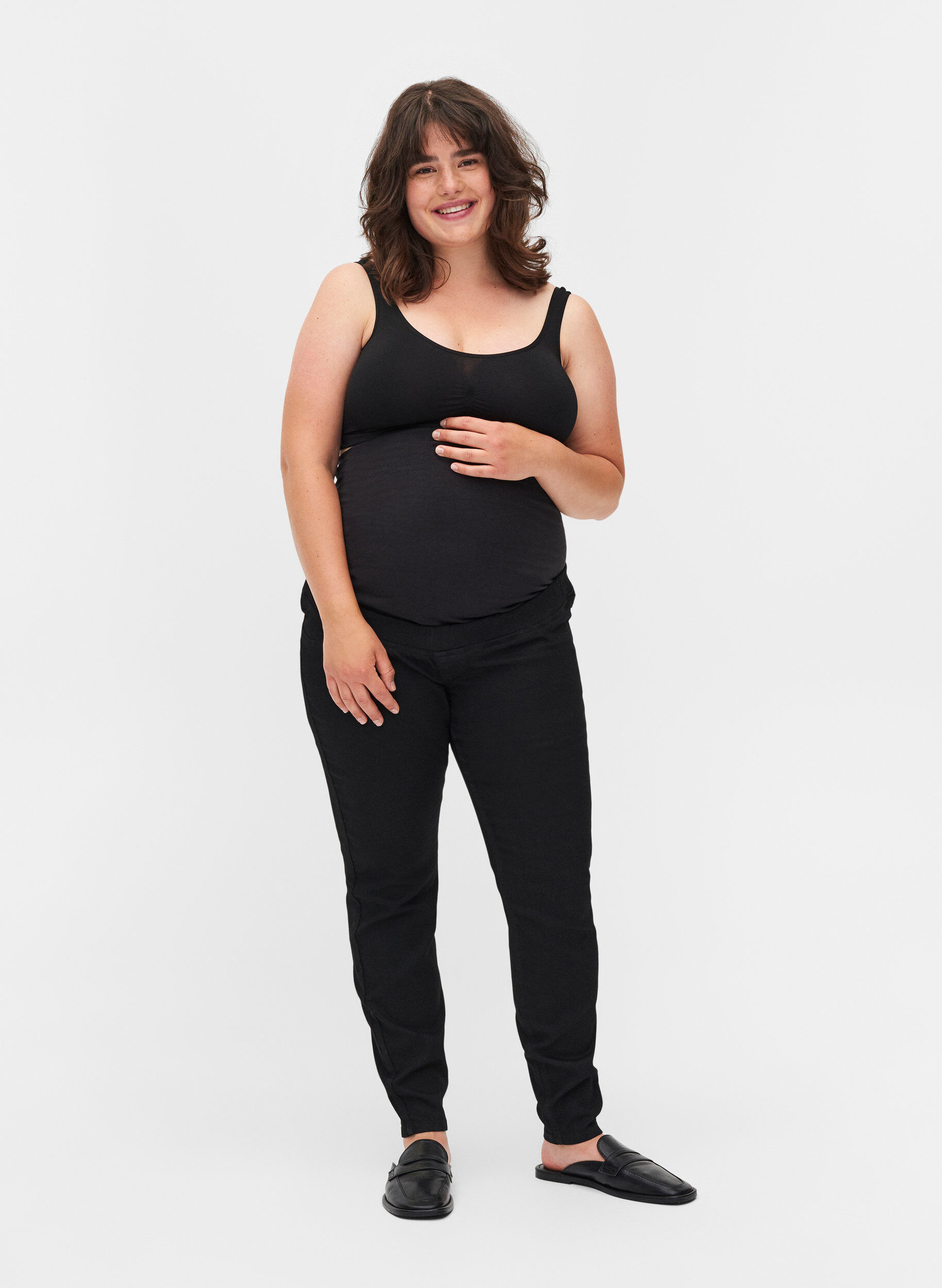 Graviditets jeggings med baglommer